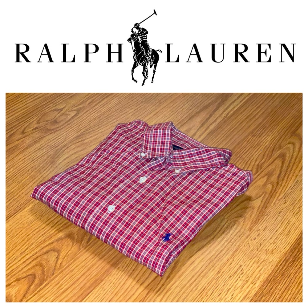 (Any 3 for $90) Ralph Lauren dress shirt (red)